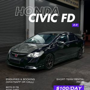 HONDA - CIVIC 2.0L 5AT SUNROOF (BLACK)